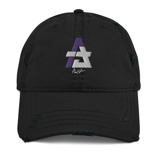 Logo Signature Ripped Dad Hat